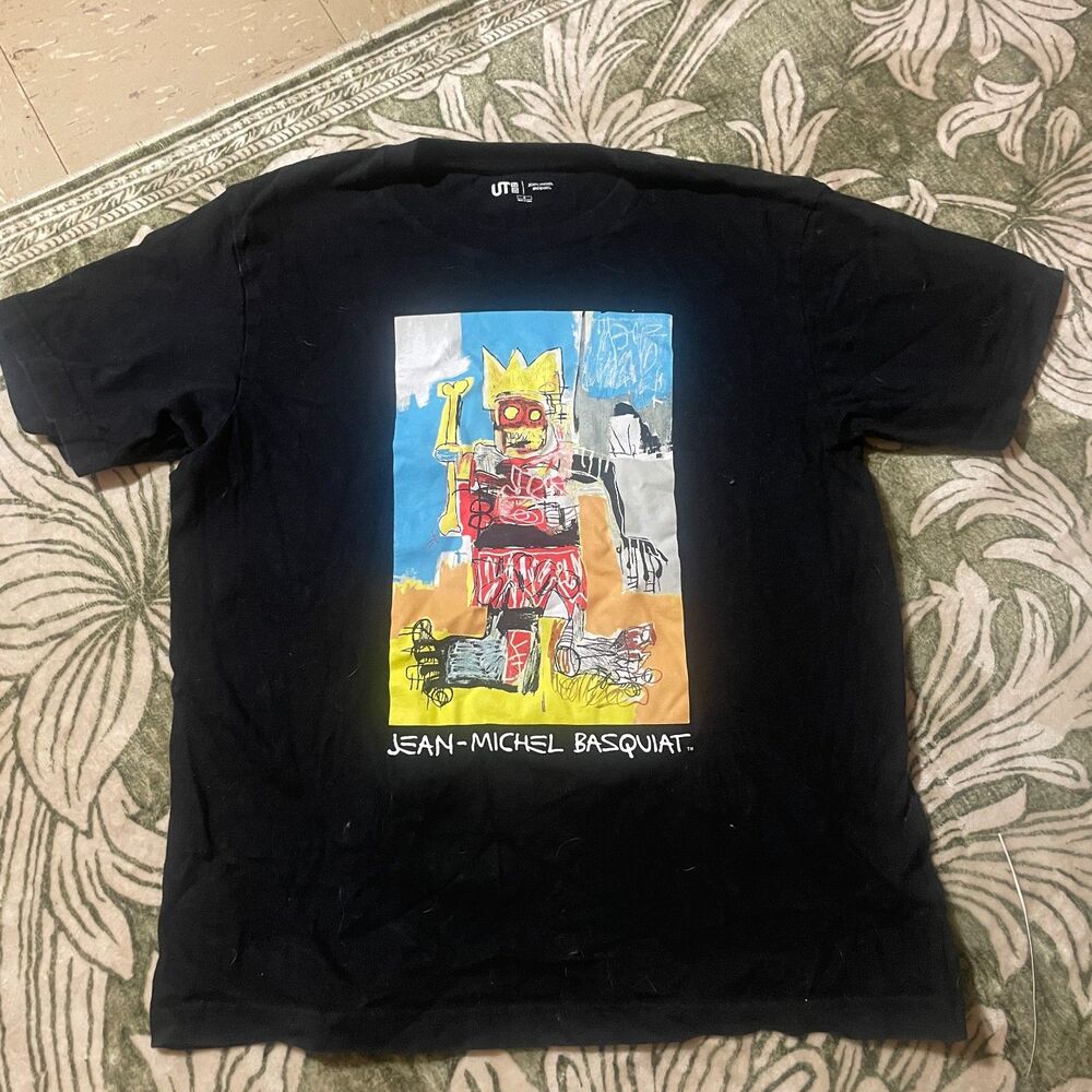Uniqlo UT Jean-Michel Basquiat Short Sleeve Graphic Tee Shirt, Men’s Size S